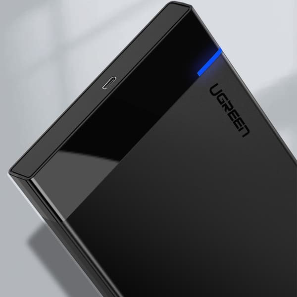 SATA 2.5'' 6TB USB-C 3.0 musta kiintolevykotelo