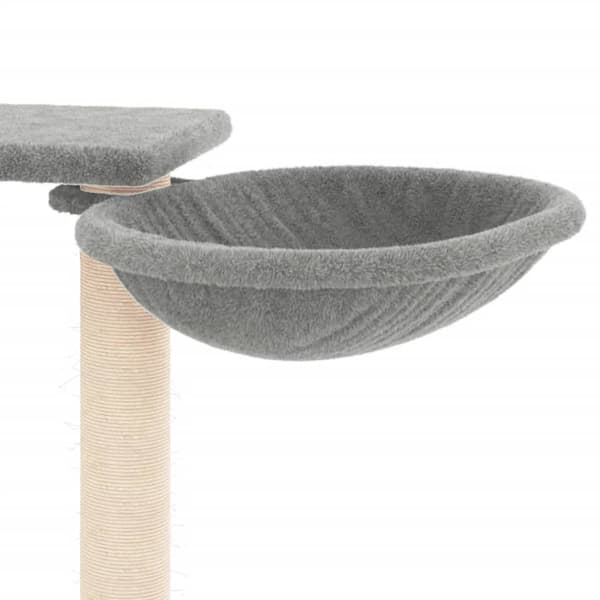 vidaXL Klösbräda för katt ljusgrå 82 cm