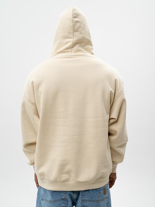 Lucky Dice Small Dice Herre Oversized Hættetrøje Lys Beige M