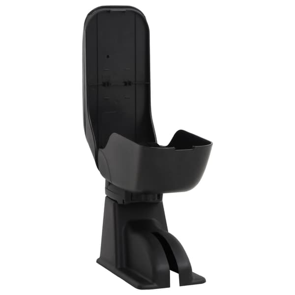 vidaXL bilarmlæn, sort, 12x29x(32-46) cm, ABS