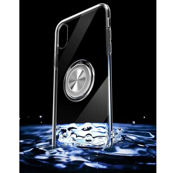 Etui til iPhone XR - ERBORD Airbag Ring - Blå