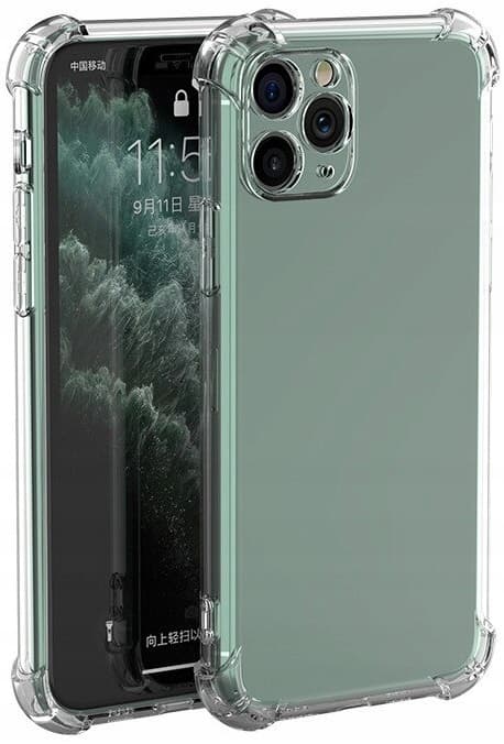 Etui til IPHONE 11 Pro Max STØDFORSTÆRKET BAGSIDER + GLAS