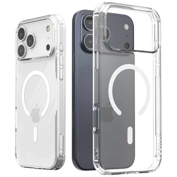 Araree Flexield M -kotelo iPhone 17 Pro Maxille, läpinäkyvä