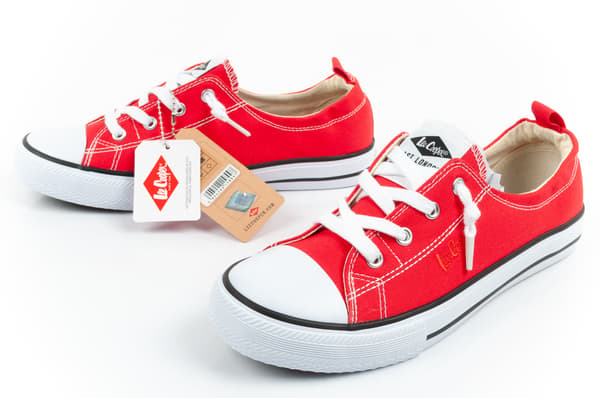 Lee Cooper Canvas Red [LCW-25-02-3298L] v. 37