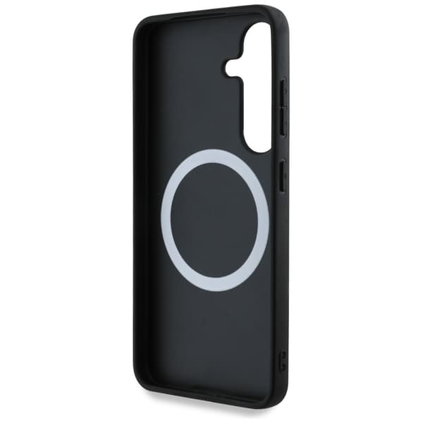 BMW Læder Carbon MagSafe-etui til Galaxy S25, Sort
