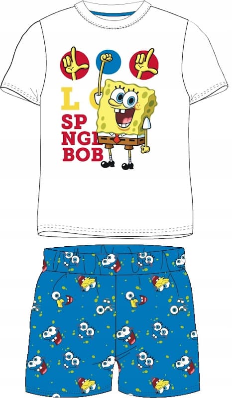 Svampbob pojk pyjamas kortarm 110 cm