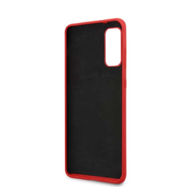 Ferrari Hardcase Silikone Etui til Galaxy S20, Rød