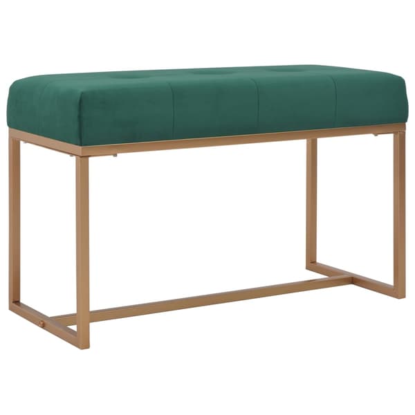 vidaXL Penkki, 80 cm, Vihreä Sametti