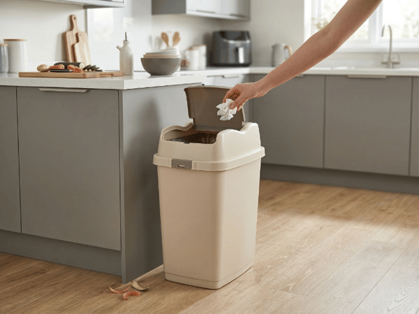 PLASTAFFALDSBAND BINIO 10L CREME