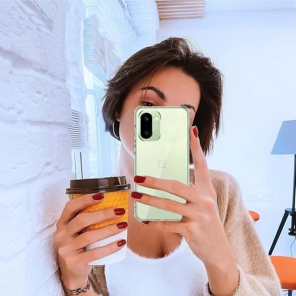 Fodral för OnePlus 15R, Stoppsäker, Transparent