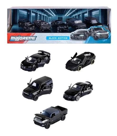 Majorette Black Edition 2.0 5 stk
