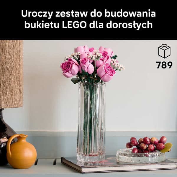 LEGO Botanicals Rosa Rosbukett 789 Delar Set (10374)