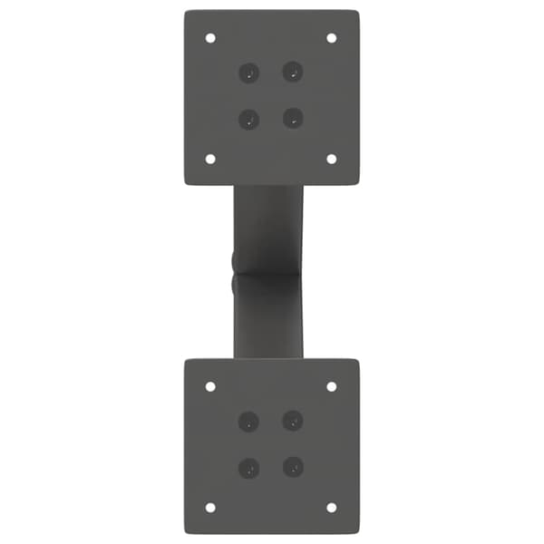 vidaXL Soffbordsben, 2 st, Antracit, 40x(30-31) cm, Stål