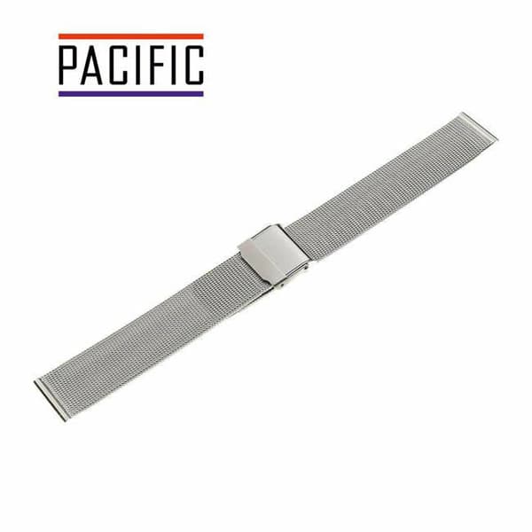 PACIFIC MESH ARMBAND 12MM PVD SILVER, VÄVD 0.4MM