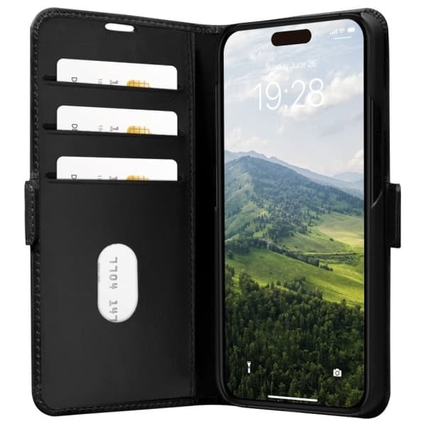 dbramante 1928 Copenhagen Pung-etui til iPhone 15 Pro, Sort
