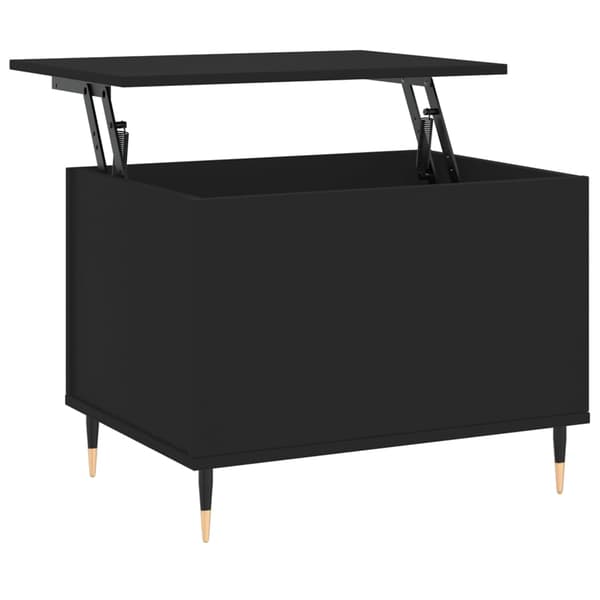 vidaXL sofabord, sort, 60x44,5x45 cm, træbaseret materiale