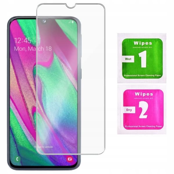 Härdat glas för Samsung Galaxy A40 - Skyddsglas 2.5D, 9H