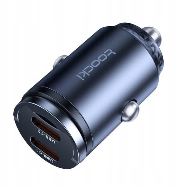 TOOCKI Biloplader USB Type C x 2, 2 x 45W Pd PPS