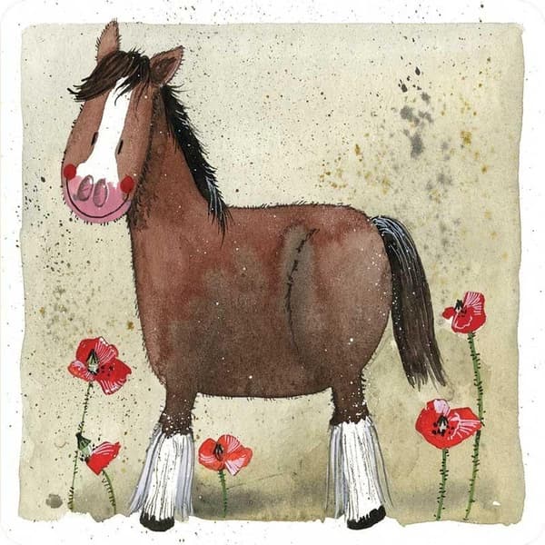 Dolly Horse Coaster