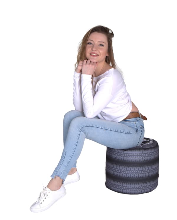 Codura GR Tyres Rullpuff 40x40 cm