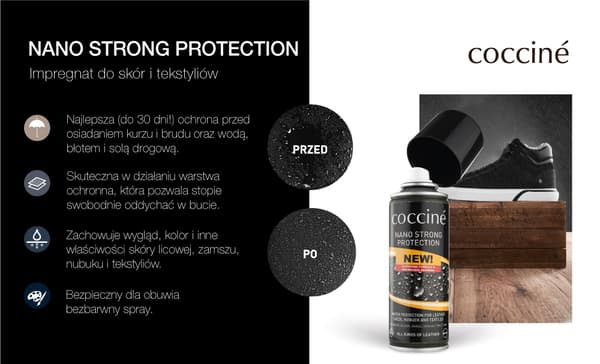 UNIVERSAL IMPRÆGNERING - COCCINE NANO STÆRK BESKYTTELSE 230 ml