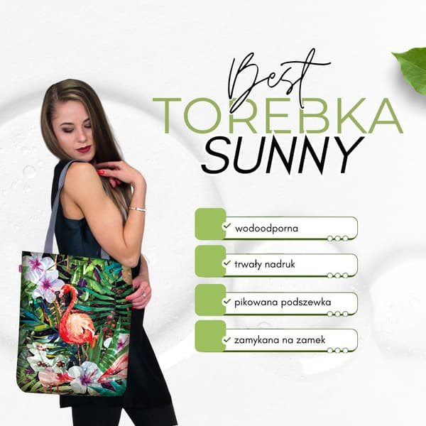 SUNNY canvasväska - Djungel