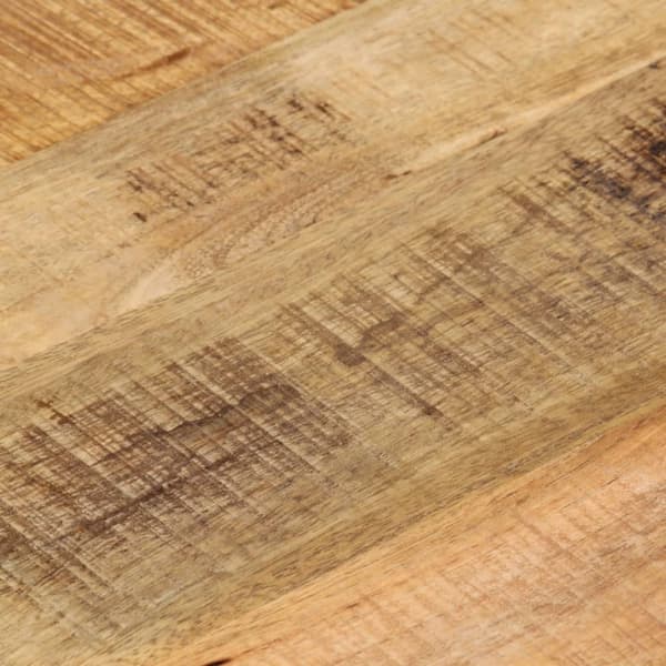 vidaXL bordplade Ø 50x3,8 cm rund ru mangotræ