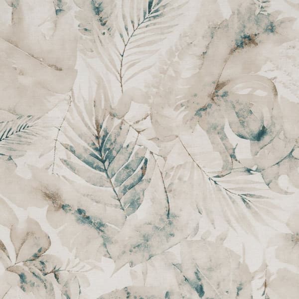 Sengesæt SPRING/82 blade beige turkis 160x200 cm satin