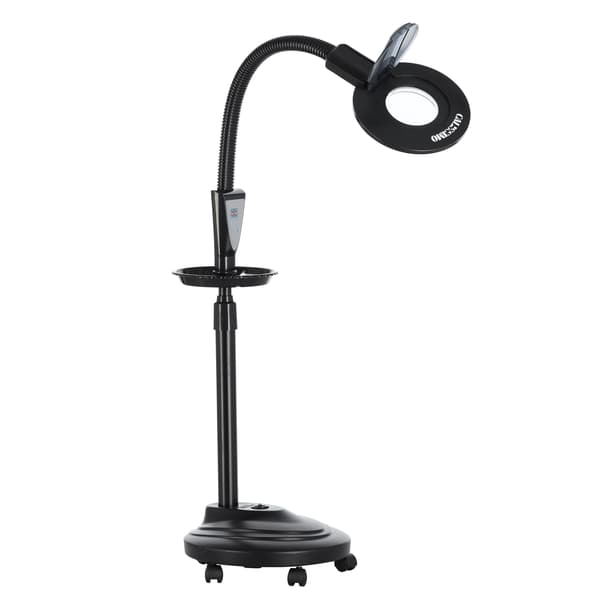 24W LED Kosmetiklampe Øjenvippeforstørrelse Stående Sort