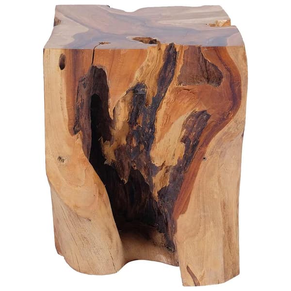 vidaXL Pall massiv teak