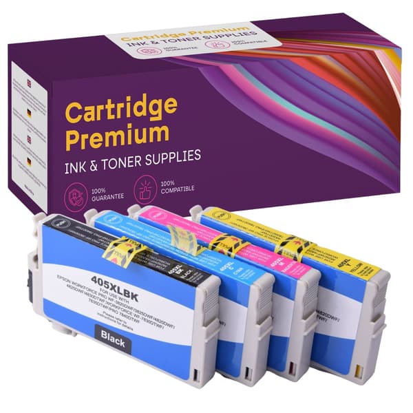 4x blækpatroner til EPSON E405XL CMYK GP
