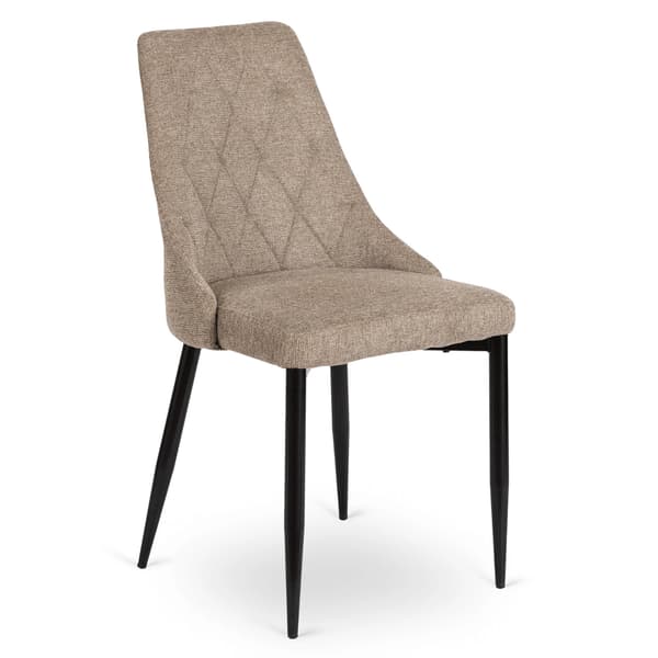 Polstret stol til stue CORK 2 Beige Moderne Loft