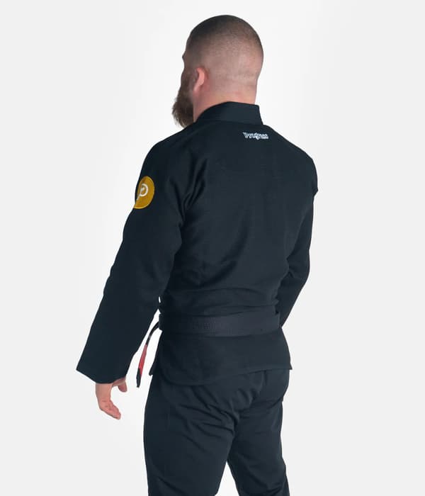 Progress Kimono/Gi BJJ Herre Fjerlet Letvægts Konkurrence Sort A3