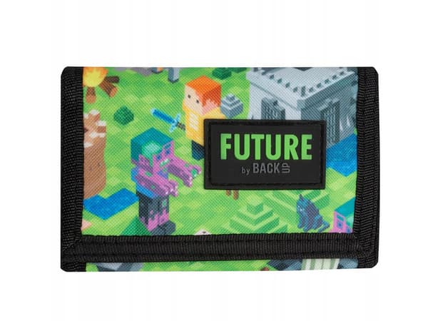 Derform Back UP Future Barnplånbok Kardborre-spelkuber Pixelplånbok