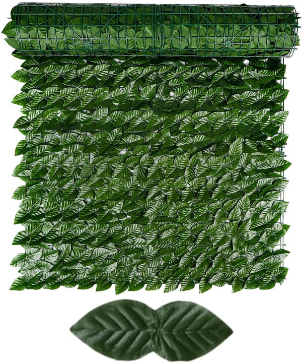 Konstgjord häckrosblad Heckermann 0,5x3m Modell 2