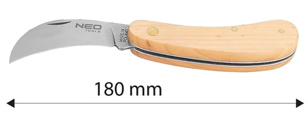 Neo Tools Foldekniv i Træ, Universal, 180 mm