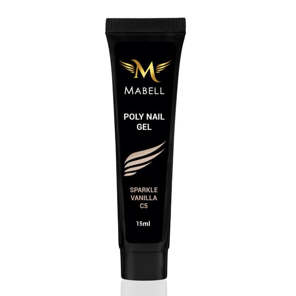 MABELL Poly Kynsigeeli 15g - Kimaltava vanilja - C5