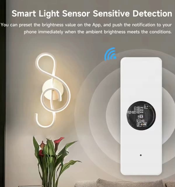 Ljusintensitetsmätare Sensor ZIGBEE Tuya Smart Gateway