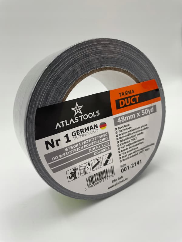 ATLAS TOOLS SØLV GAFFATAPE 48 mm/50 yards