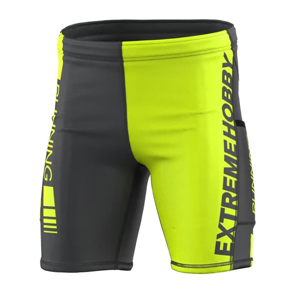 Herr 1/3 löparleggings DRAFT M RÖDA