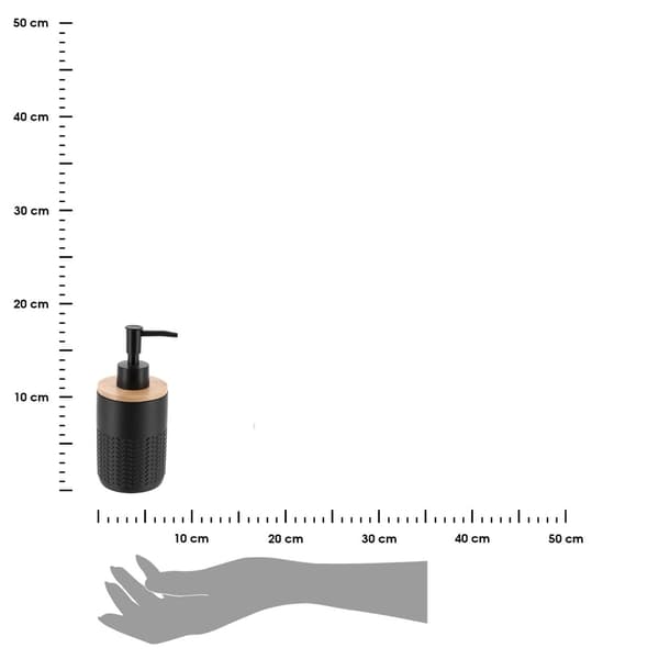 EIRA Graverad Svart Tvålpump