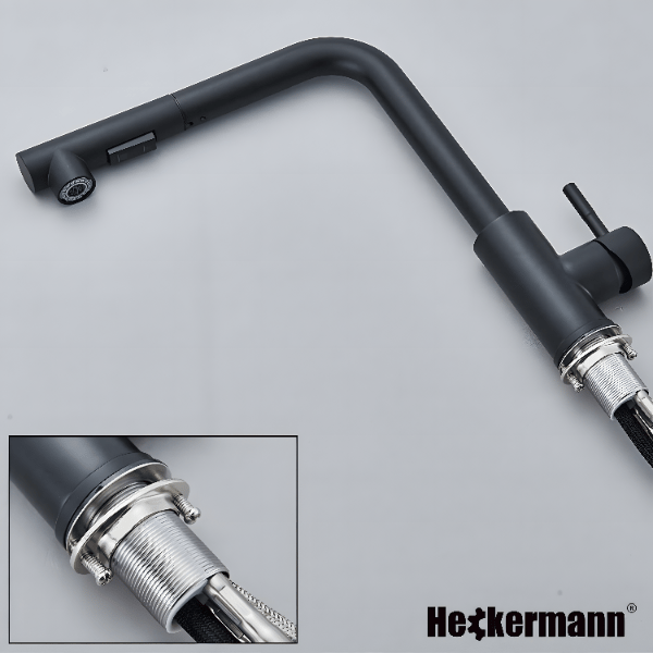 Heckermann SZ-888 Sort multifunktionelt køkkenarmatur