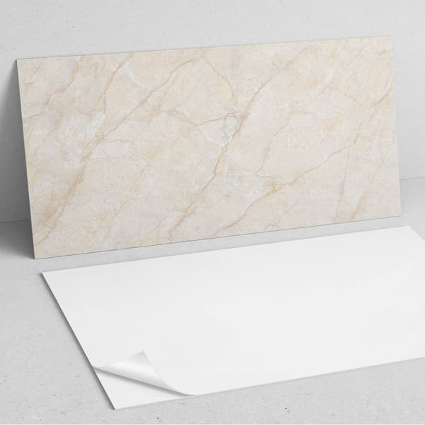 Vinyylilaattasetti keittiöaiheella Elegantti marmorikuvio 10x40x20 cm