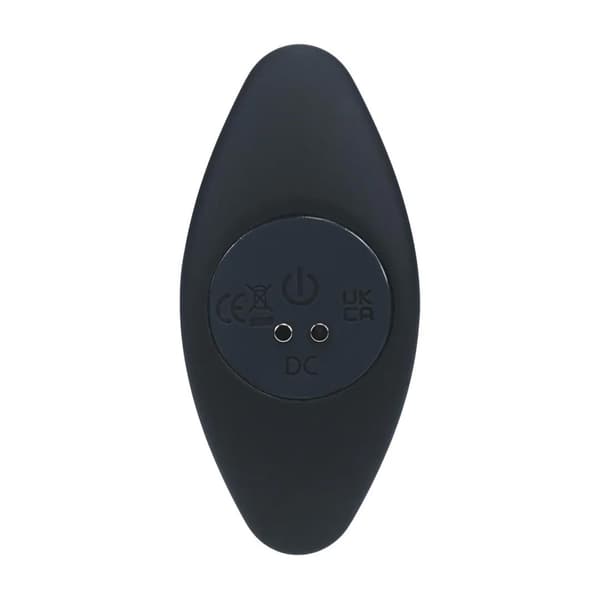 Tri Bulb Vibrerande Silikon Analplugg - Svart