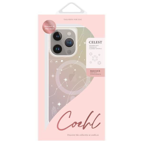 UNIQ Coehl Celest MagSafe-etui til iPhone 16 Pro Max, opal