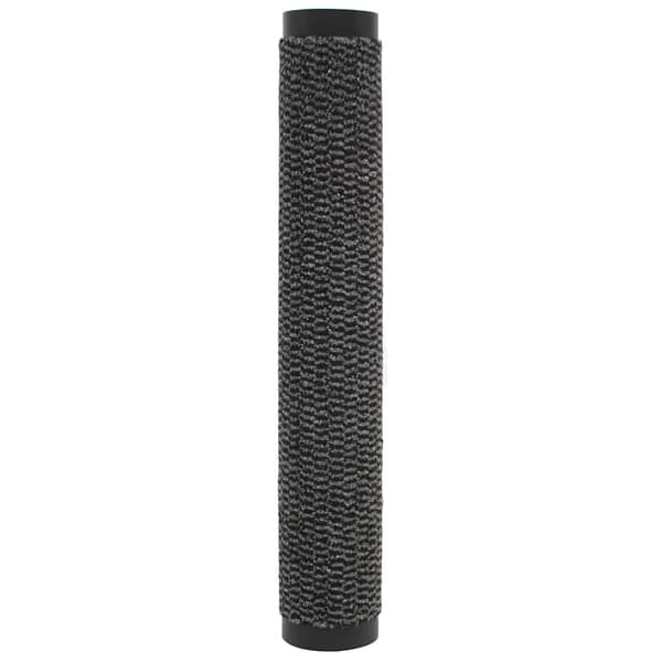 vidaXL Dörrmattor, 2 st, Rektangulära, 80x120 cm, Antracit