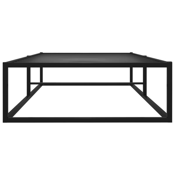 vidaXL sengestel sort metal 100 x 200 cm