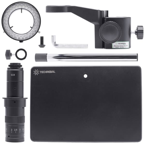 Techrebal 10A digitalt mikroskop - + 5MP kamera