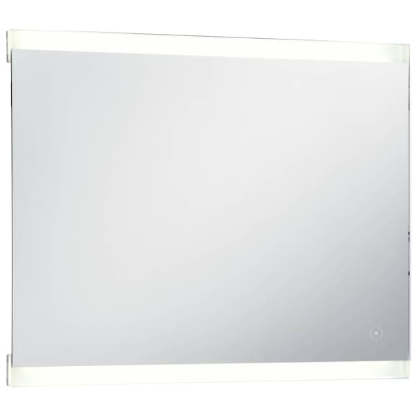 vidaXL Badrumsspegel med LED och beröringssensor, 80x60 cm