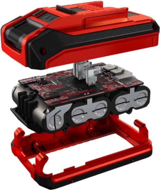 Einhell X-Change PLUS 18 V Li-jon 4 Ah batteri + laddare